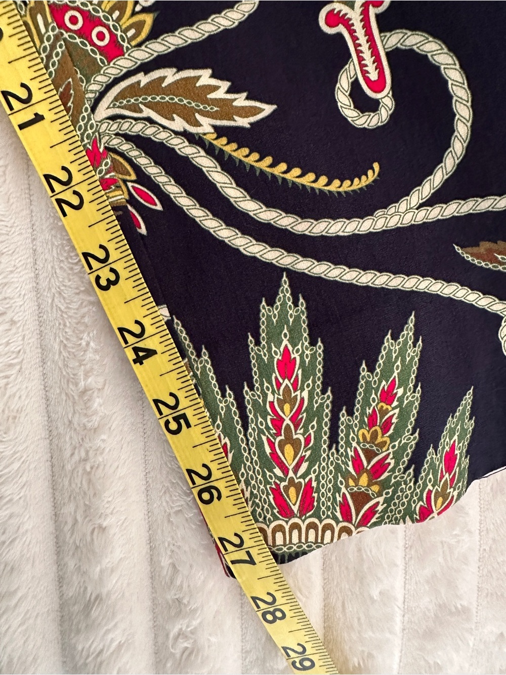 Gretchen Scott Designs Navy Paisley-Print Skinny Ponte Pants - Picture 8 of 10